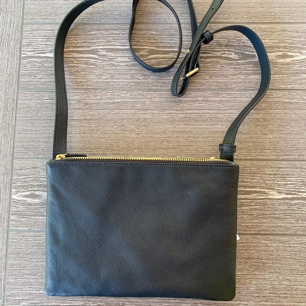 🆕 Saks Fifth Avenue Leather Cross Body Bag